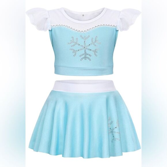 Other - Kids Ice Princess swim Costume Blue and White size 140